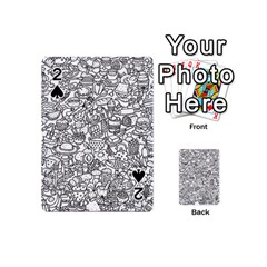 Food Doodle Pattern Playing Cards 54 Designs (mini)