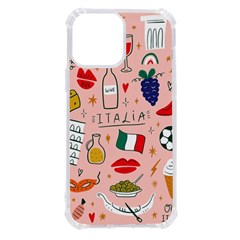 Food Pattern Italia iPhone 13 Pro Max TPU UV Print Case