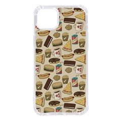 Junk Food Hipster Pattern Iphone 14 Plus Tpu Uv Print Case