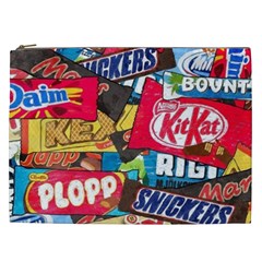 Pop Art Food Cute Patterns Cosmetic Bag (xxl)