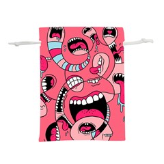 Big Mouth Worm Lightweight Drawstring Pouch (m) by Dutashop