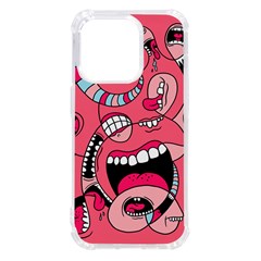 Big Mouth Worm Iphone 14 Pro Tpu Uv Print Case