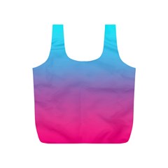 Blue Pink Purple Full Print Recycle Bag (s)