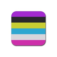 Bigender Flag Copy Rubber Coaster (square) by Dutashop