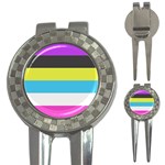 Bigender Flag Copy 3-in-1 Golf Divots Front