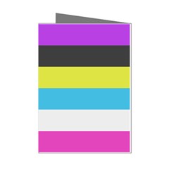 Bigender Flag Copy Mini Greeting Cards (pkg Of 8) by Dutashop