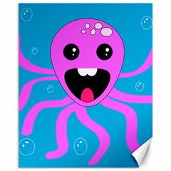 Bubble Octopus Copy Canvas 11  X 14 