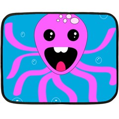 Bubble Octopus Copy Two Sides Fleece Blanket (mini)