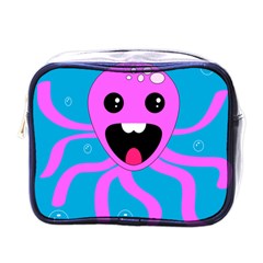 Bubble Octopus Copy Mini Toiletries Bag (one Side) by Dutashop