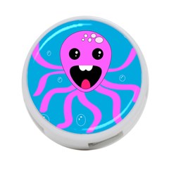 Bubble Octopus Copy 4-port Usb Hub (one Side) by Dutashop