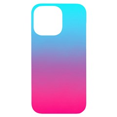 Blue Pink Purple Iphone 14 Pro Max Black Uv Print Case by Dutashop