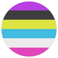 Bigender Flag Copy Round Trivet