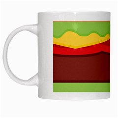 Cake Cute Burger White Mug