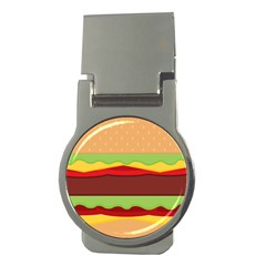 Cake Cute Burger Money Clips (round)  by Dutashop