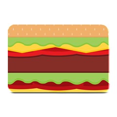 Cake Cute Burger Plate Mats by Dutashop