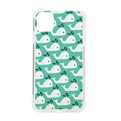 Whale Sea Blue Iphone 11 Tpu Uv Print Case by Dutashop