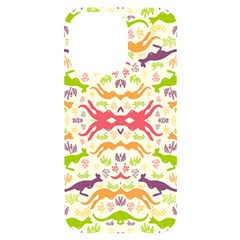 Kangaroo Iphone 14 Pro Max Black Uv Print Case by Dutashop