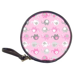 Animals Elephant Pink Cute Classic 20-cd Wallets
