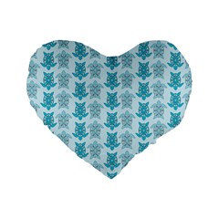 Sea Turtle Sea Animal Standard 16  Premium Heart Shape Cushions