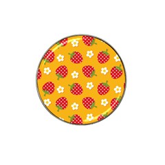 Strawberry Hat Clip Ball Marker (10 Pack)