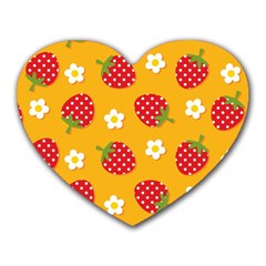 Strawberry Heart Mousepad