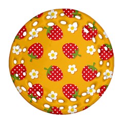 Strawberry Ornament (Round Filigree)