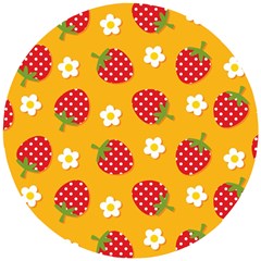 Strawberry Wooden Puzzle Round by Dutashop