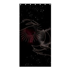 Universal Balance Moon Abstract Star Sun Universe Shower Curtain 36  X 72  (stall)  by Modalart