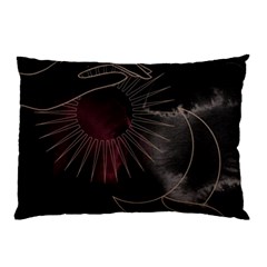 Universal Balance Moon Abstract Star Sun Universe Pillow Case (two Sides) by Modalart