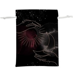 Universal Balance Moon Abstract Star Sun Universe Lightweight Drawstring Pouch (xl) by Modalart