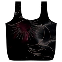 Universal Balance Moon Abstract Star Sun Universe Full Print Recycle Bag (xxxl) by Modalart