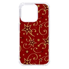 Christmas Texture Pattern Red Craciun Iphone 14 Pro Tpu Uv Print Case by Sarkoni