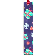 Christmas Texture New Year Background Trees Retro Pattern Large Book Marks