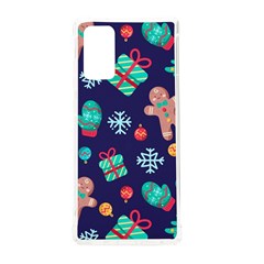 Christmas Texture New Year Background Trees Retro Pattern Samsung Galaxy Note 20 Tpu Uv Case by Sarkoni