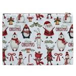 Christmas Characters Pattern Cosmetic Bag (XXL) Back