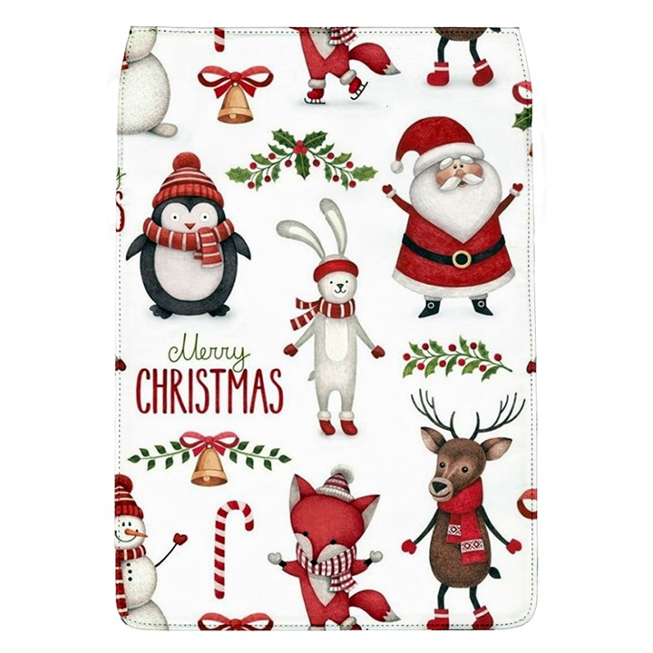 Christmas Characters Pattern Removable Flap Cover (L)