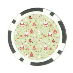 Christmas Pattern Christmas Tree Santa Poker Chip Card Guard