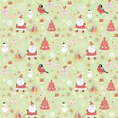 Christmas Pattern Christmas Tree Santa Play Mat (square) by Sarkoni