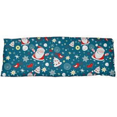 Christmas Pattern Santa Blue Body Pillow Case (dakimakura)