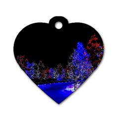 To Meet Christmas Dog Tag Heart (one Side)