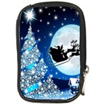 Merry Christmas Compact Camera Leather Case Front