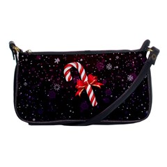 Christmas Lollipop Bowknot Celebrations Shoulder Clutch Bag