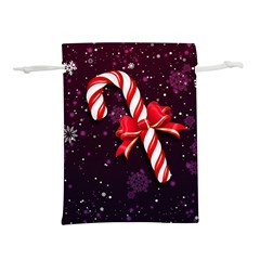 Christmas Lollipop Bowknot Celebrations Lightweight Drawstring Pouch (s)