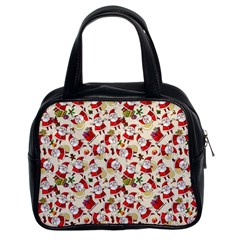 Christmas  Santa Claus Patterns Classic Handbag (two Sides)