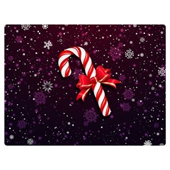 Christmas Lollipop Bowknot Celebrations Two Sides Premium Plush Fleece Blanket (extra Small) by Sarkoni