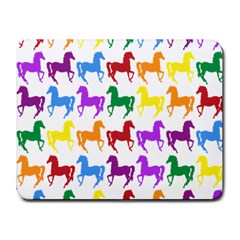 Colorful Horse Background Wallpaper Small Mousepad