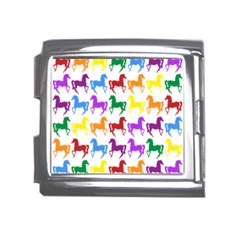 Colorful Horse Background Wallpaper Mega Link Italian Charm (18mm)
