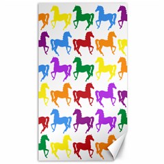 Colorful Horse Background Wallpaper Canvas 40  X 72  by Amaryn4rt