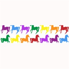 Colorful Horse Background Wallpaper Large Bar Mat