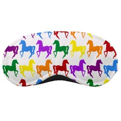 Colorful Horse Background Wallpaper Sleep Mask